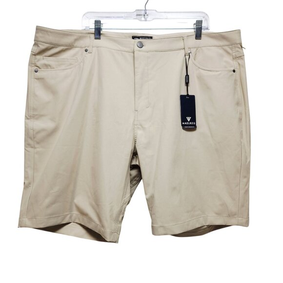 Maelreg Mens Beige Proflex X performance Shorts Size 42x9 New - Picture 1 of 7